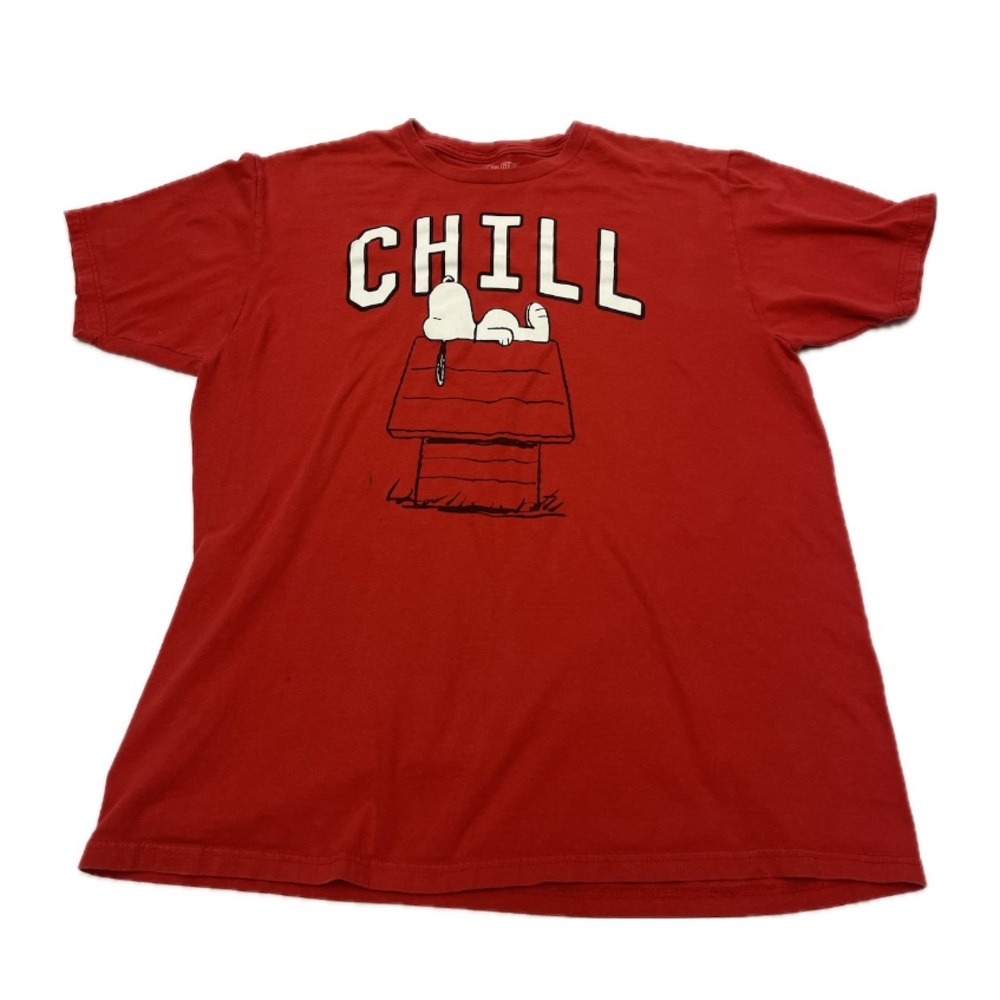 Peanuts Snoopy T-Shirt Sz M Red Chill Doghouse Cartoon Novelty Retro TV Shows - Picture 4 of 11